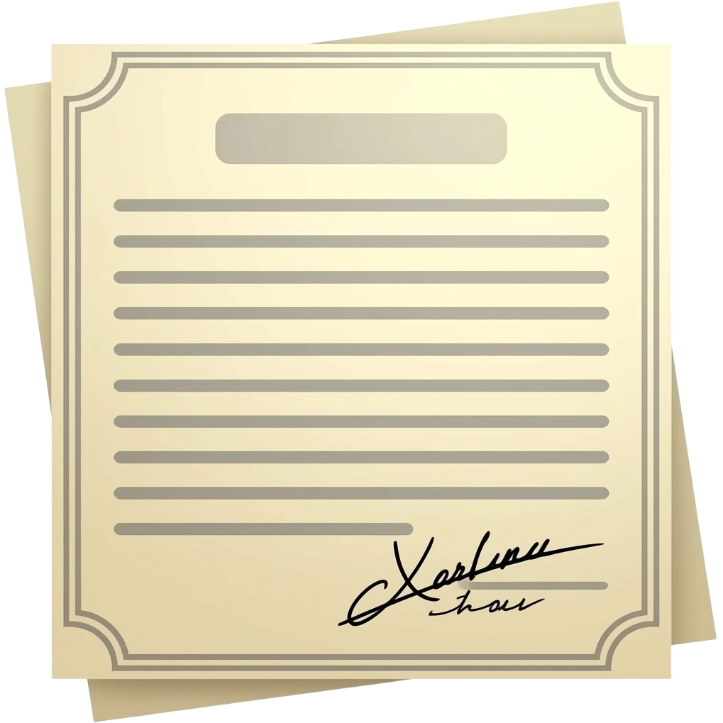 signed emoji