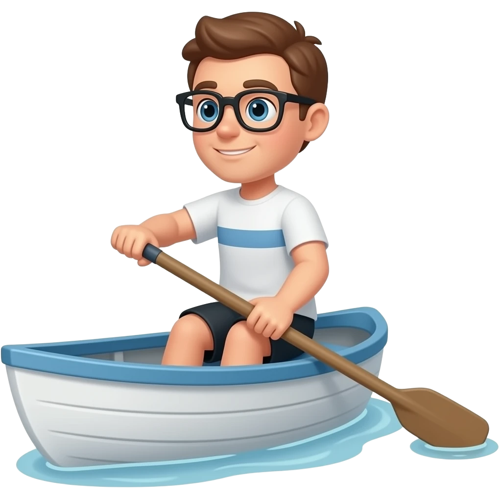 Person rowing boat emoji