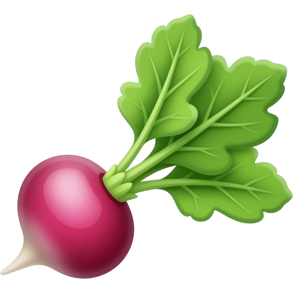 radish emoji