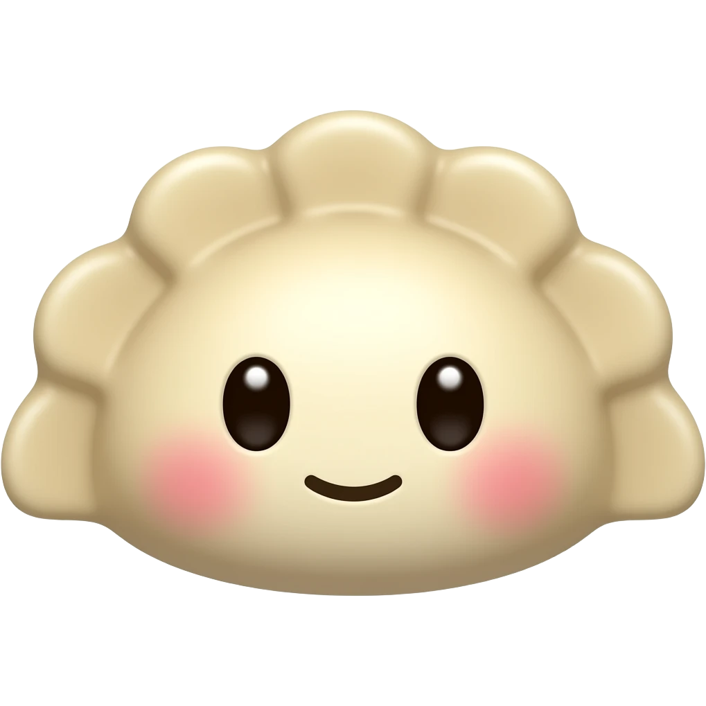Dumpling toy emoji