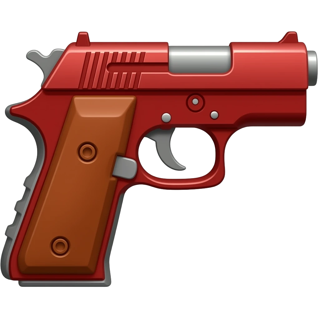 red gun emoji