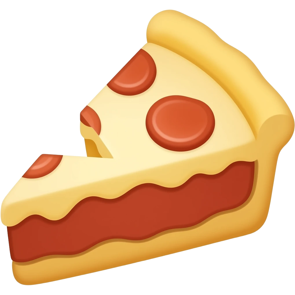 pie with a slice missing emoji