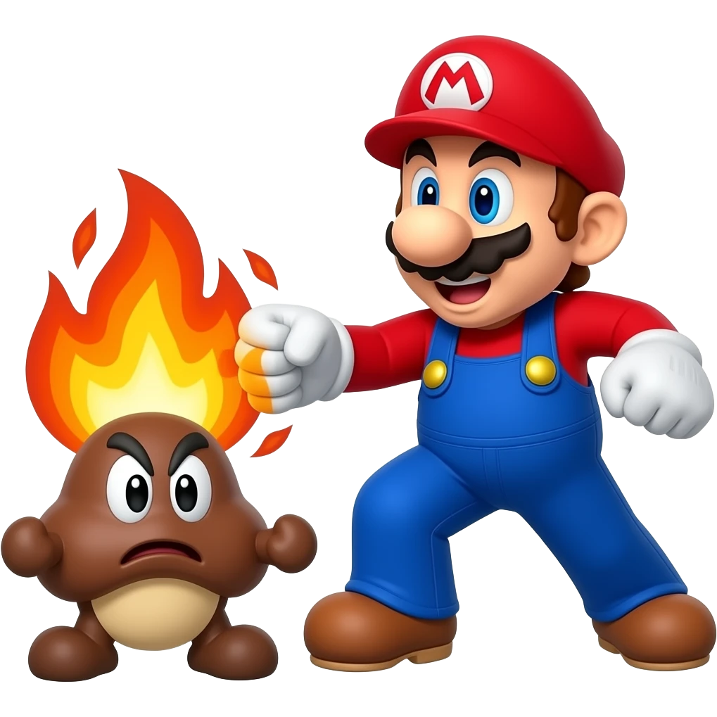 mario  attack emoji