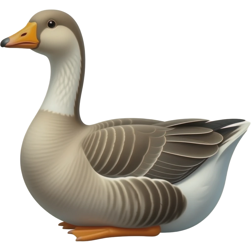 sitting goose emoji