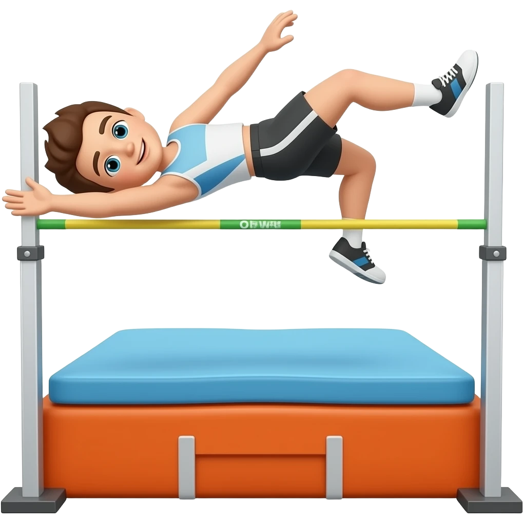 High jump emoji