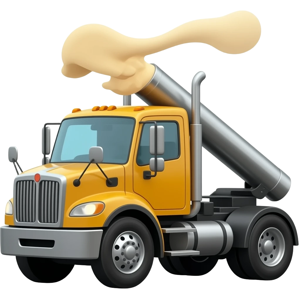 logging truck emoji