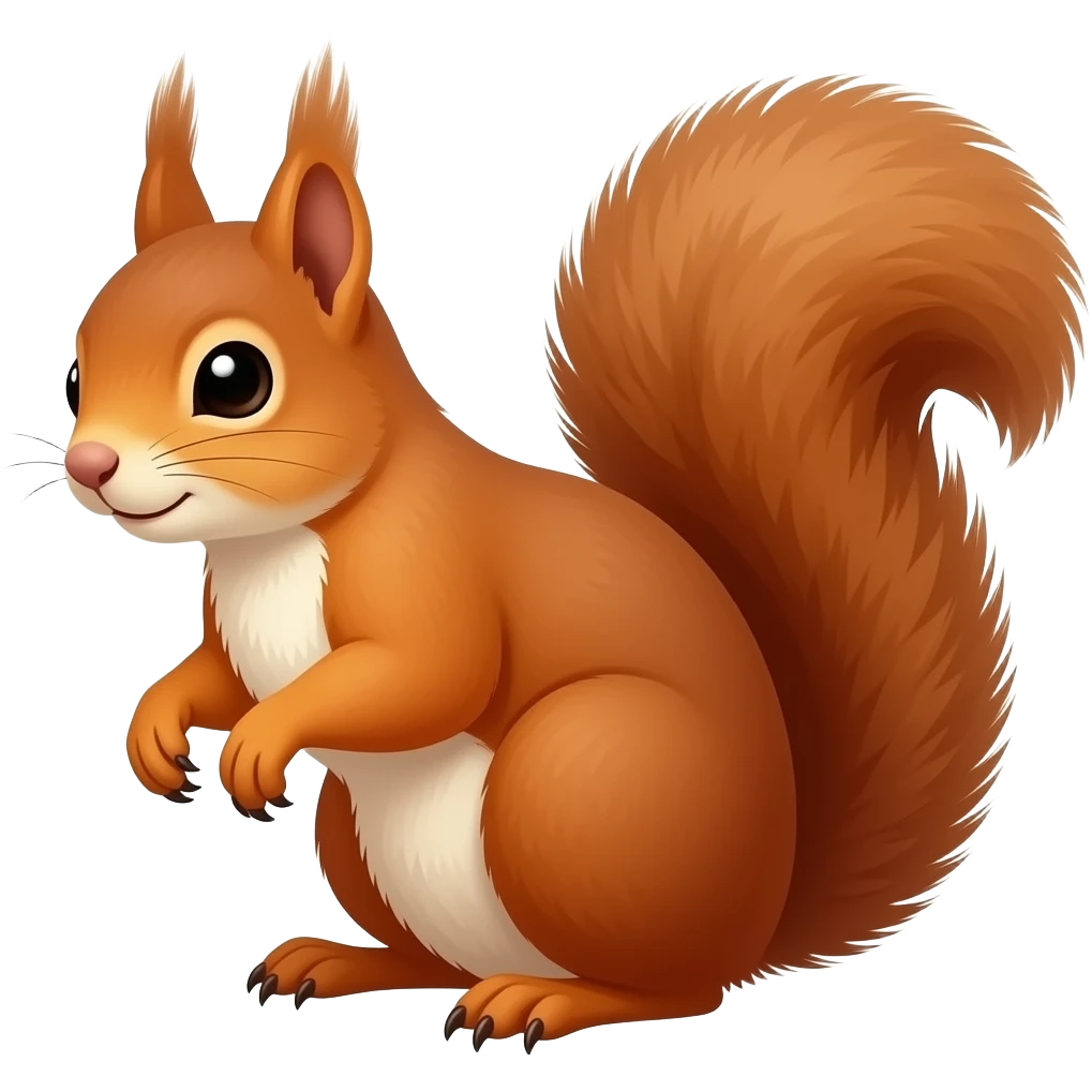 Red squirell emoji