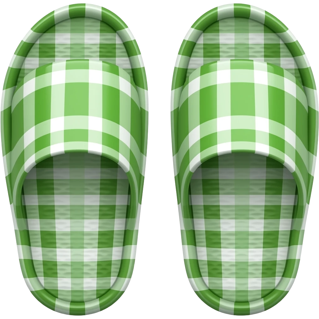 green home slippers emoji