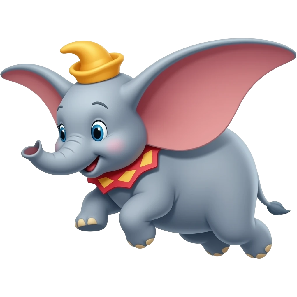 dumbo flying emoji