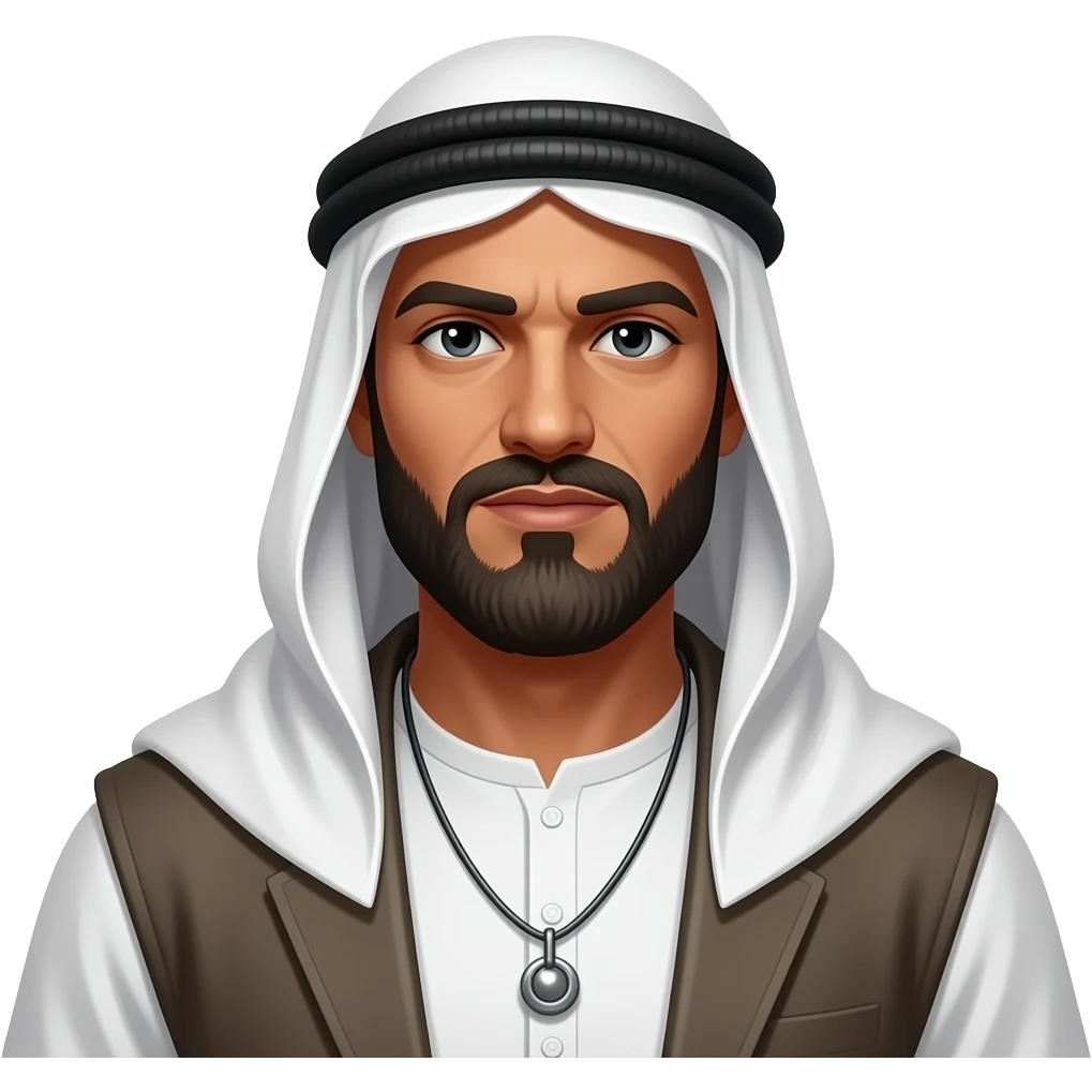 Make a Mecca command character from the game emoji