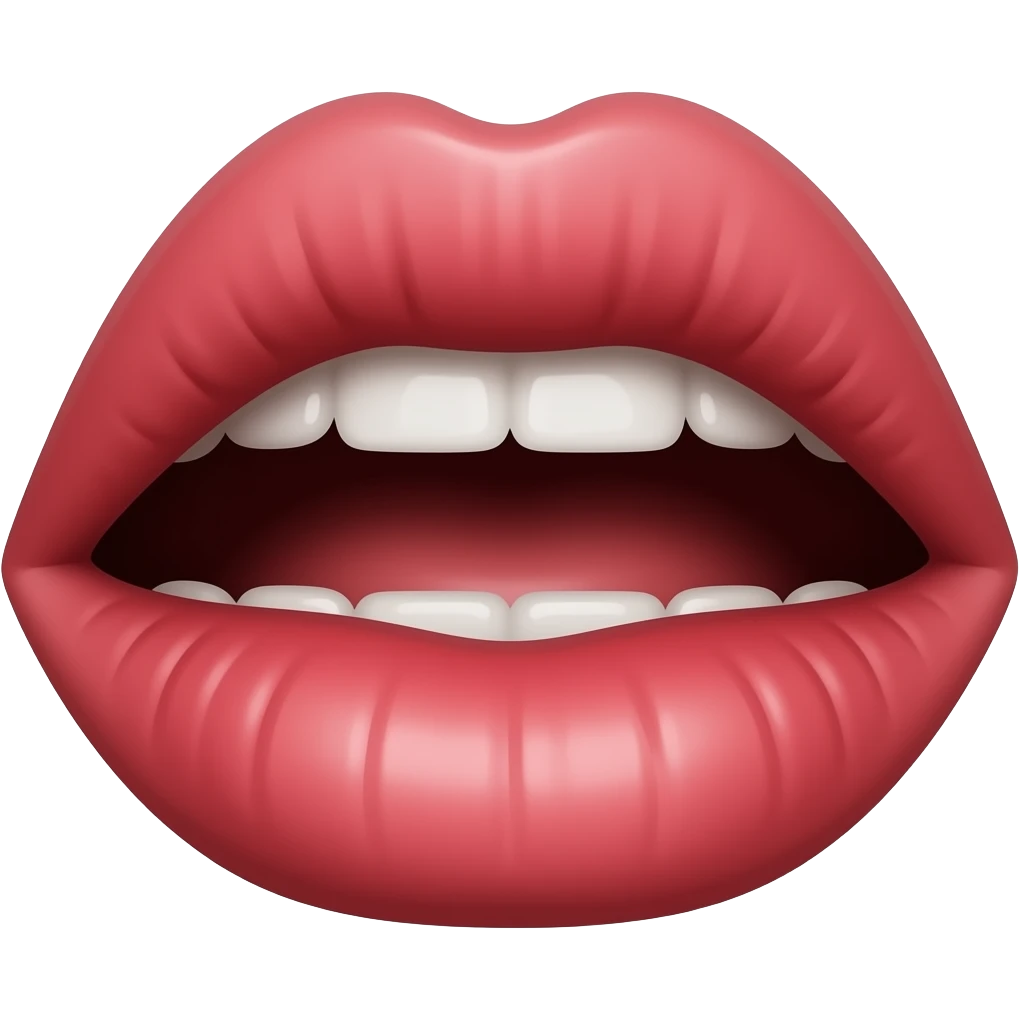 Pissy lips emoji