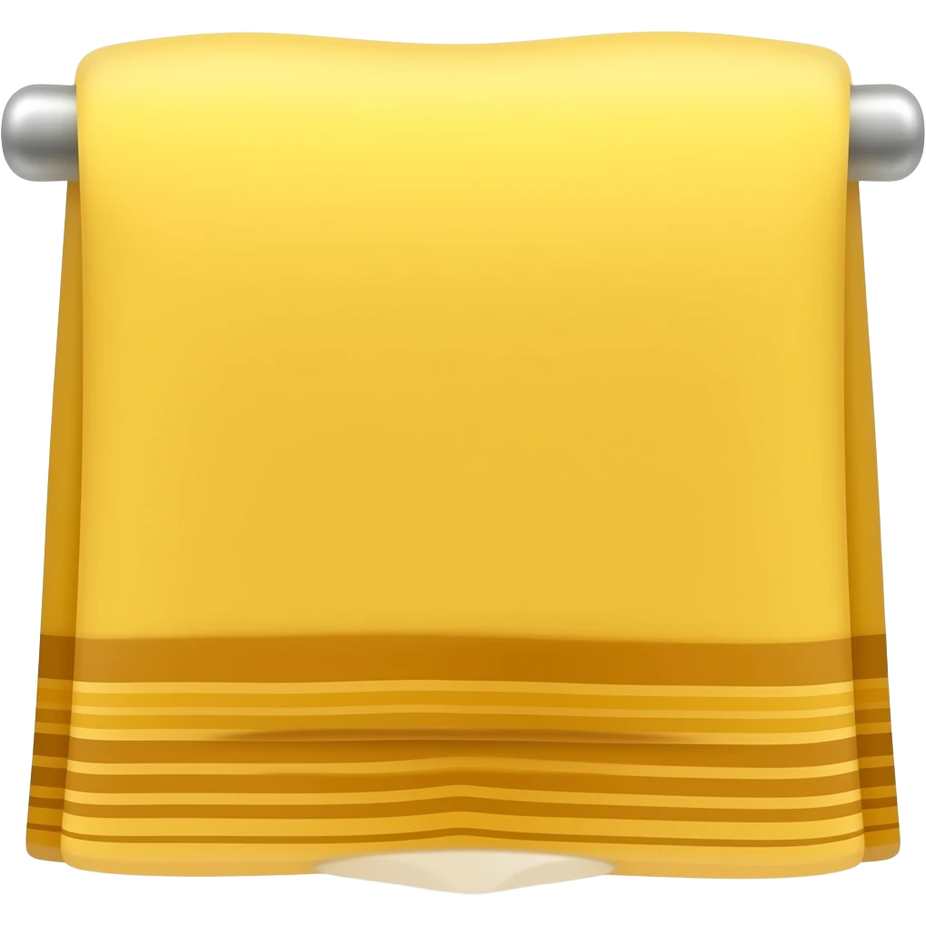 노란색 수건 emoji