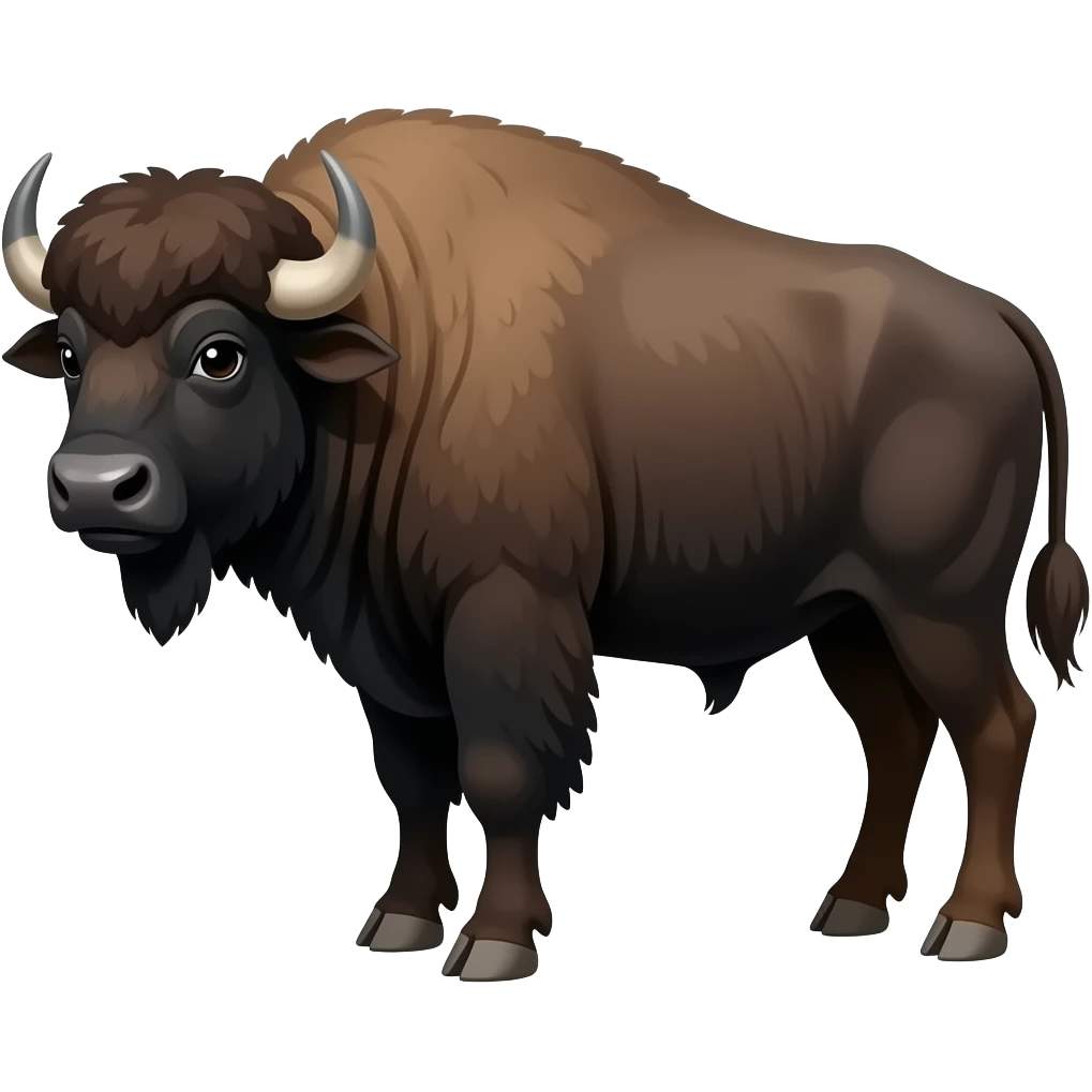 Make a buffalo emoji