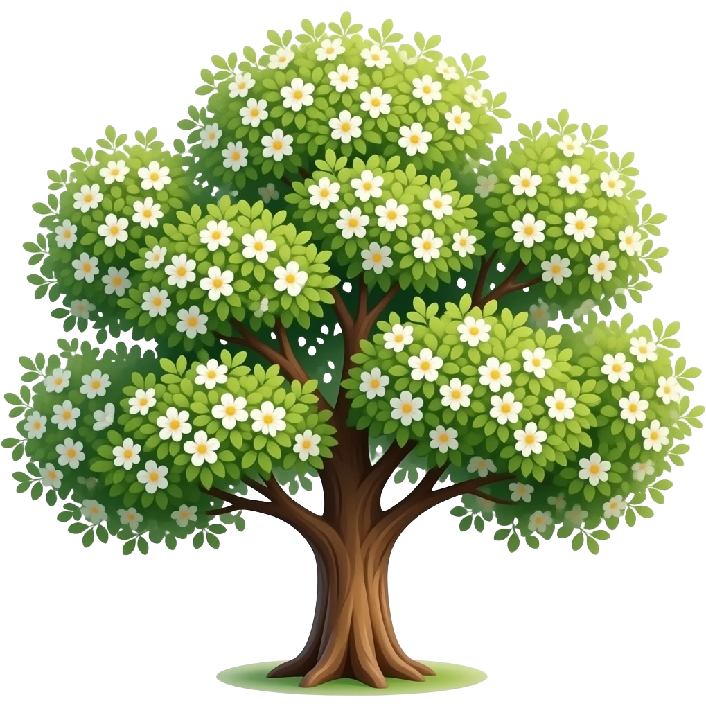 arbol primavera emoji
