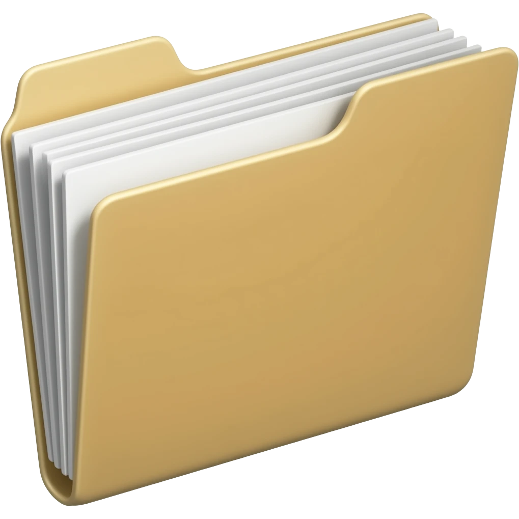plastic file folder emoji