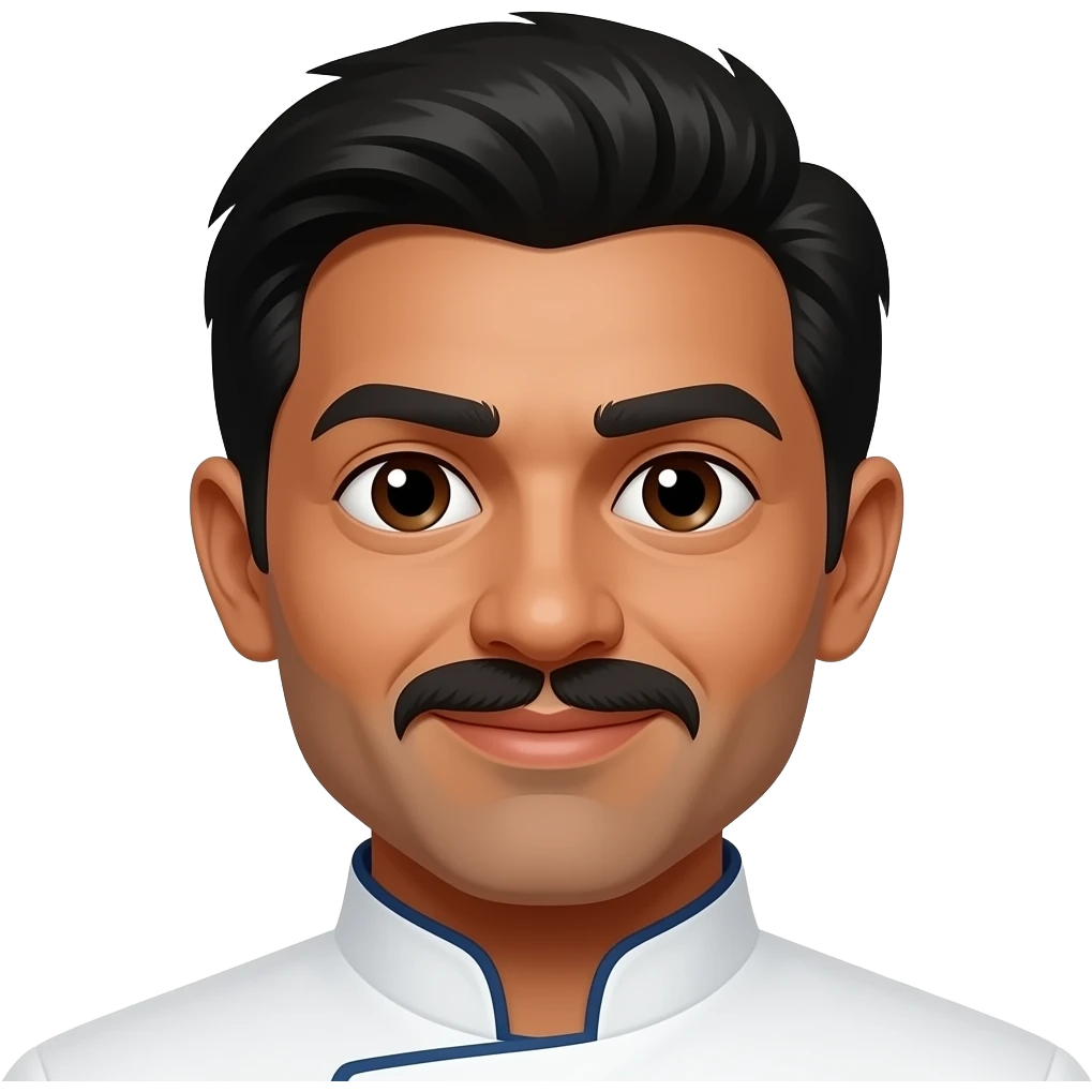 Indian head chef emoji