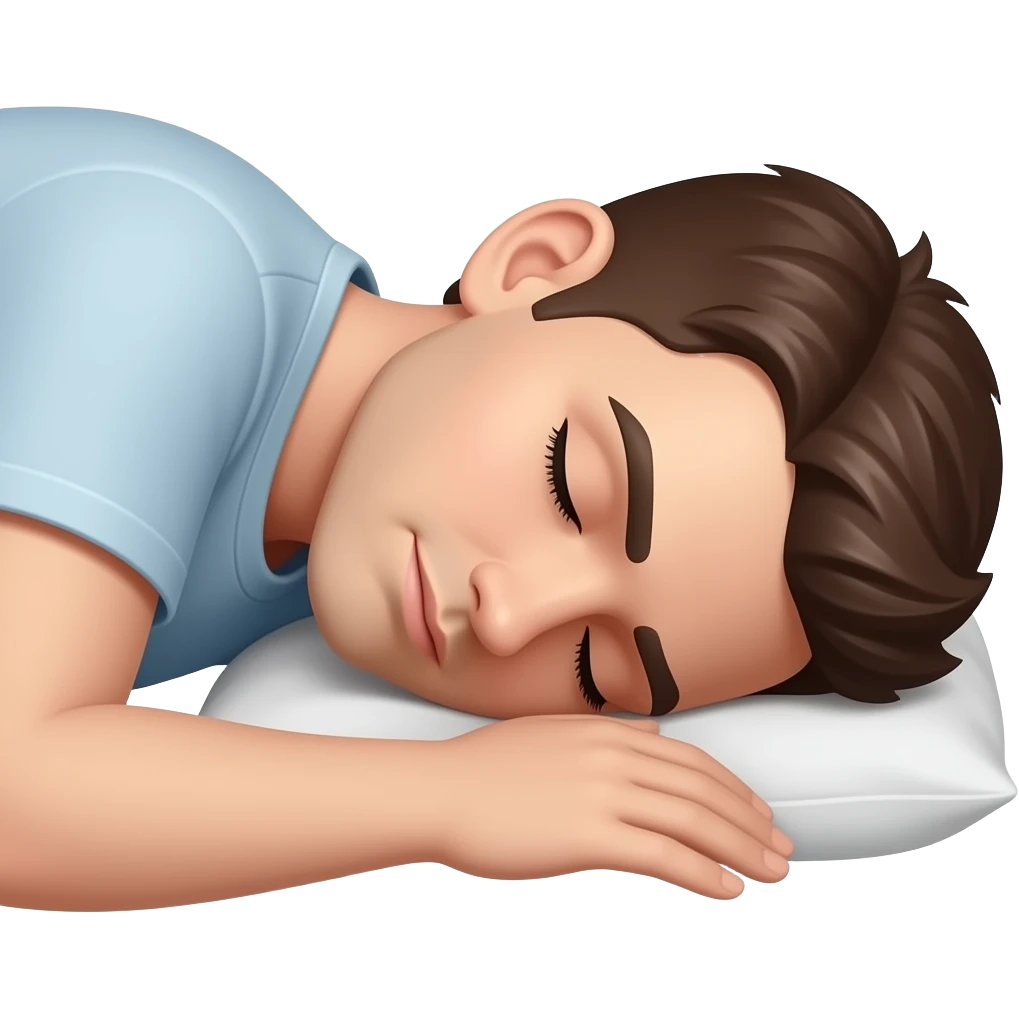 clothed, sleeping face down emoji