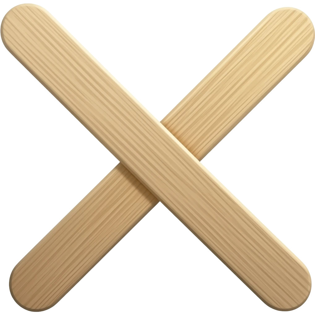 single popsicle stick emoji