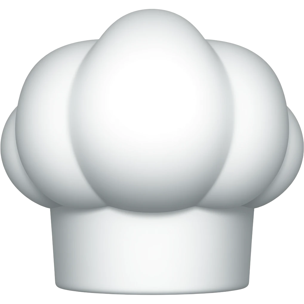 gorro de chef emoji