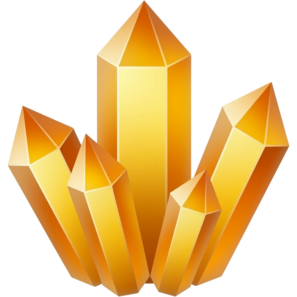 Amber crystal emoji