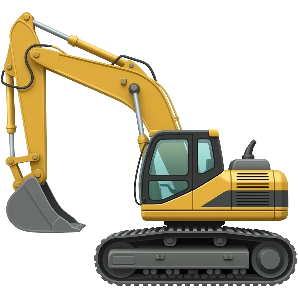 retrocaveuse caterpillar side emoji