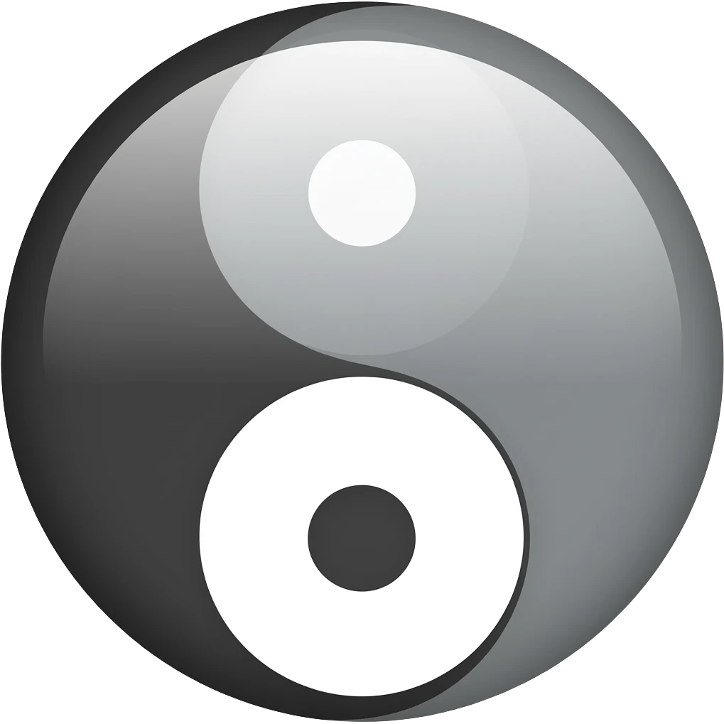 Yin yang emoji
