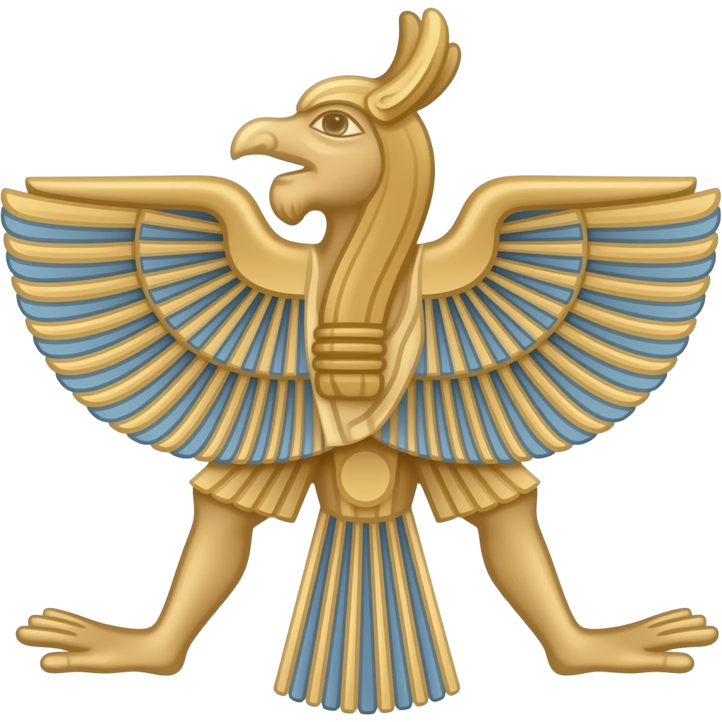نماد فروهر زرتشت emoji