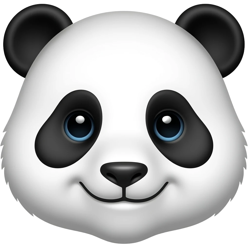 panda face emoji