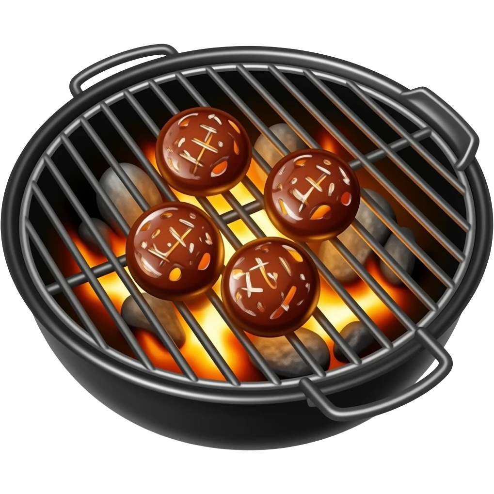 hot grill emoji