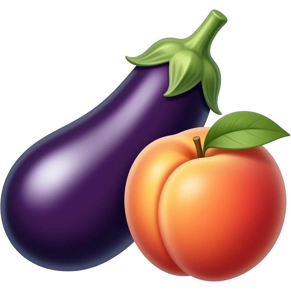 🍆🍑 emoji
