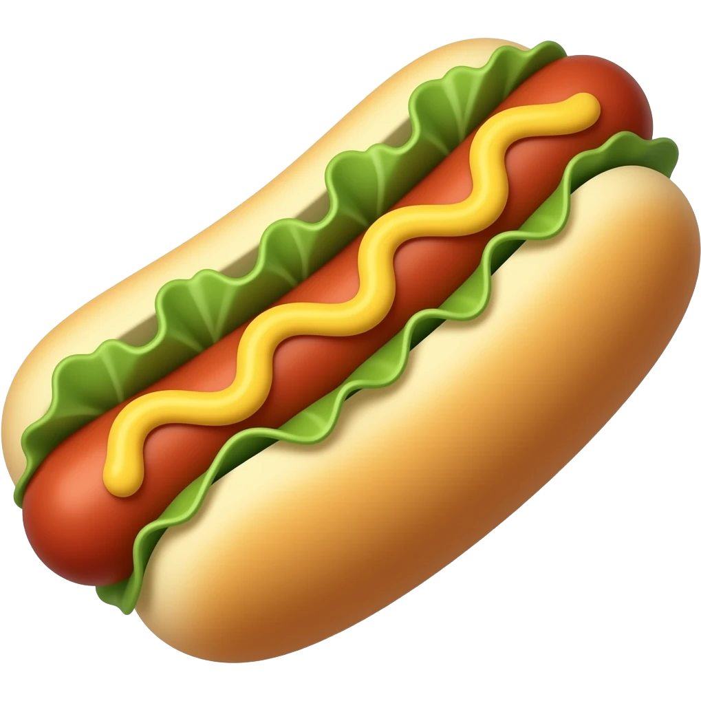 hot dog emoji