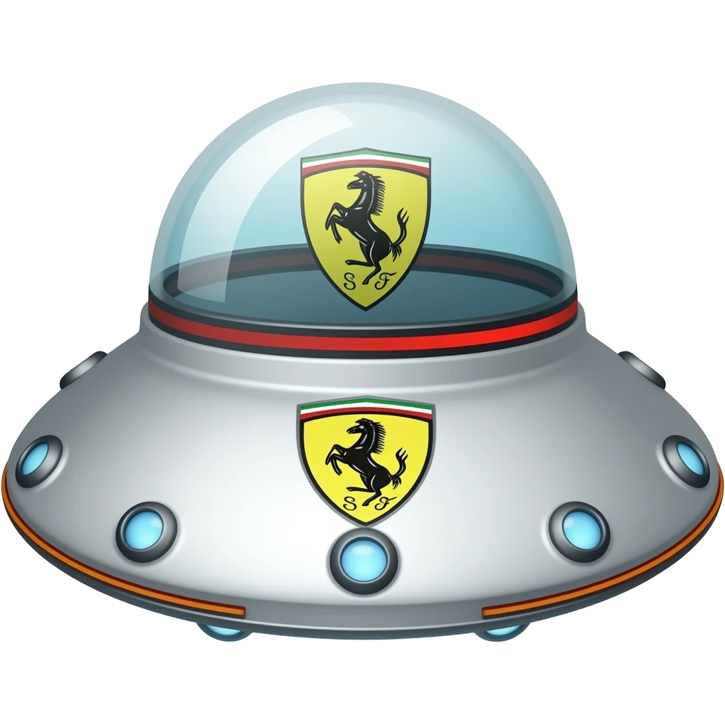 ufo ferrari brand emoji