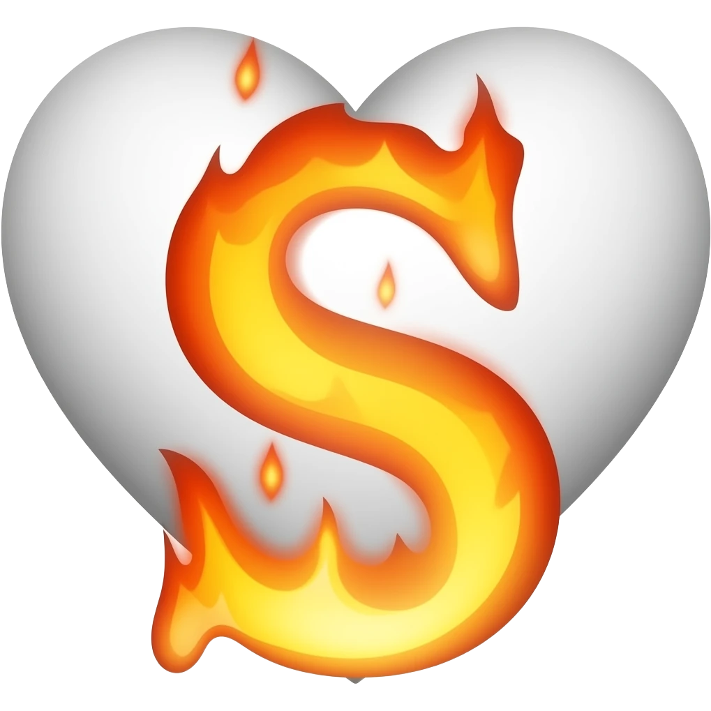 🤍❤️‍🔥s emoji