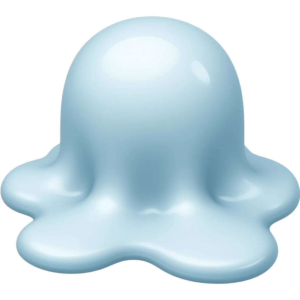 Ice cream melting emoji