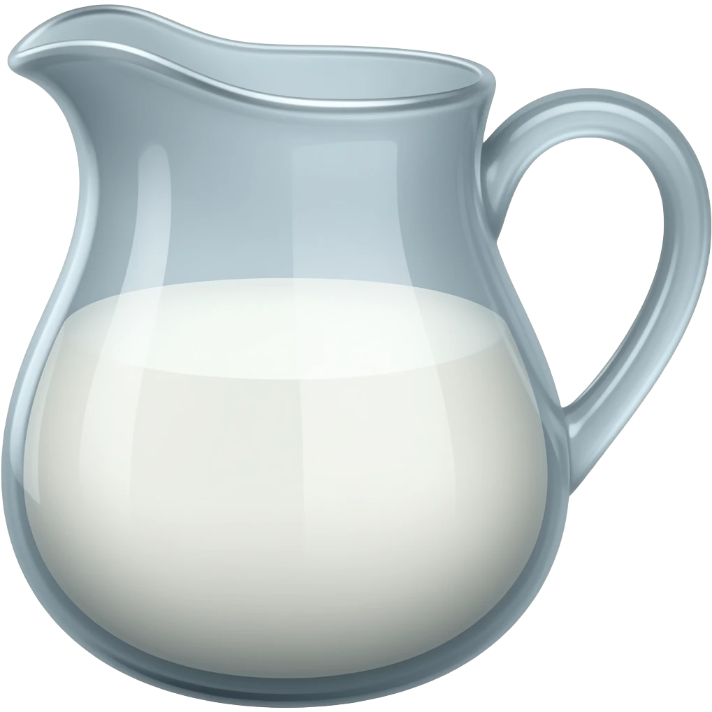 metal pitcher for milk emoji