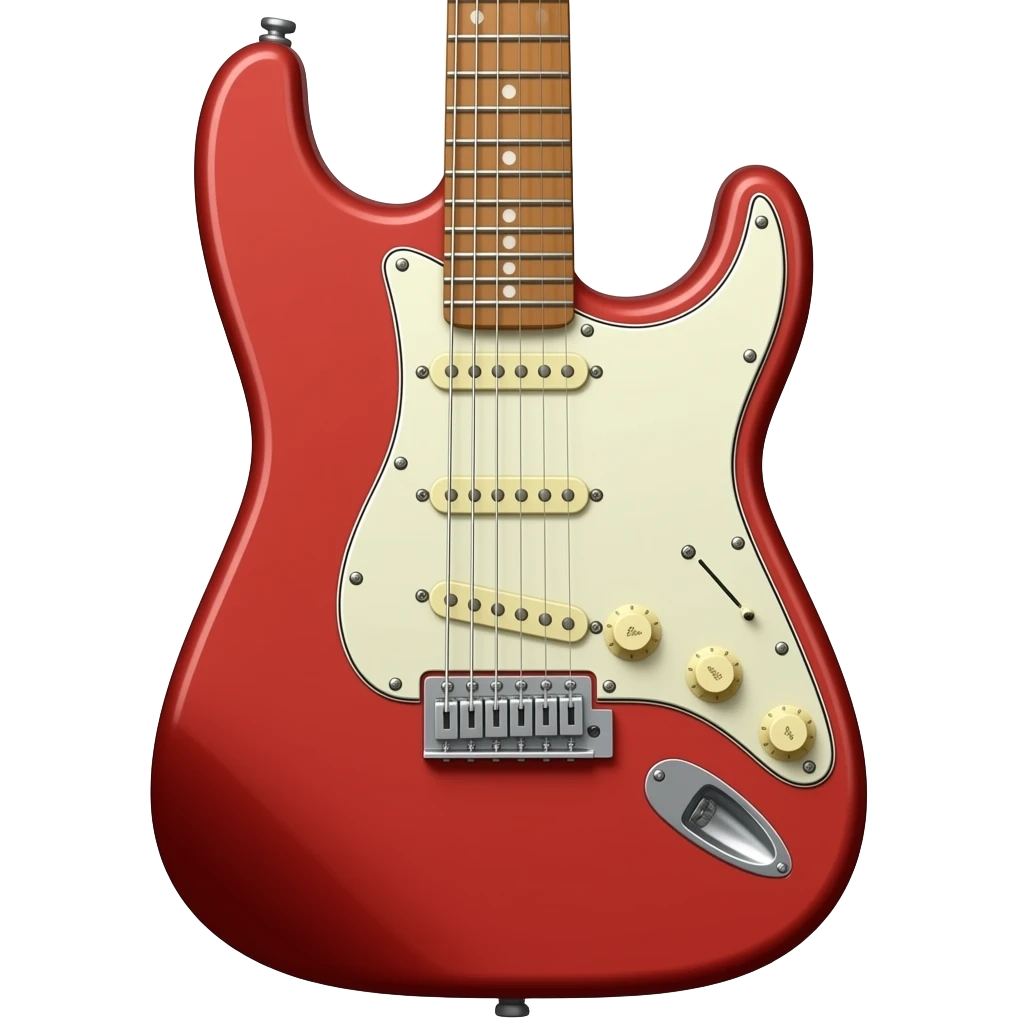 FENDER Stratocaster red emoji