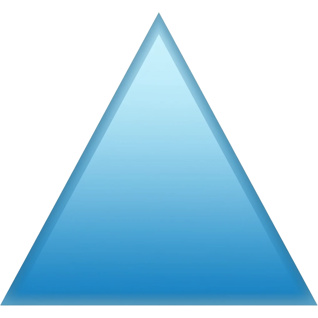 Blue Triangle emoji