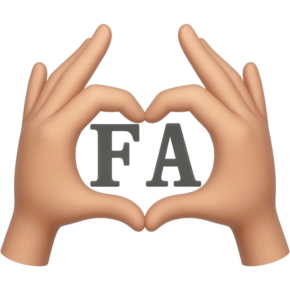 🤲🏻f+a=💗 emoji