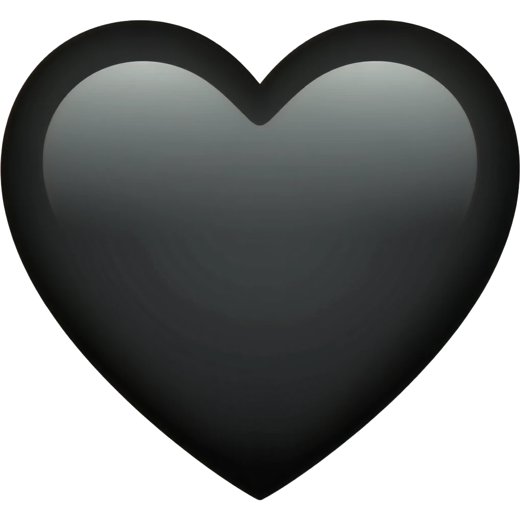 Black Heart emoji