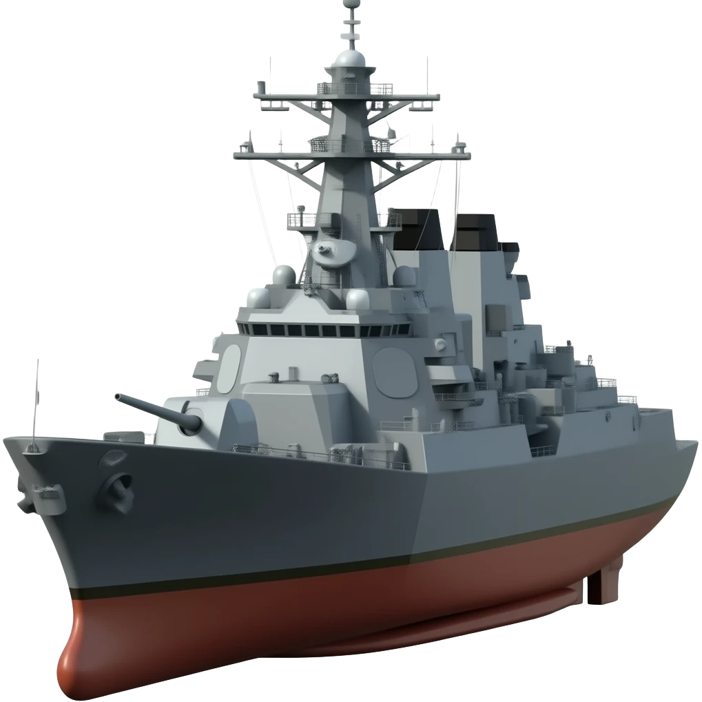 destroyer warship emoji