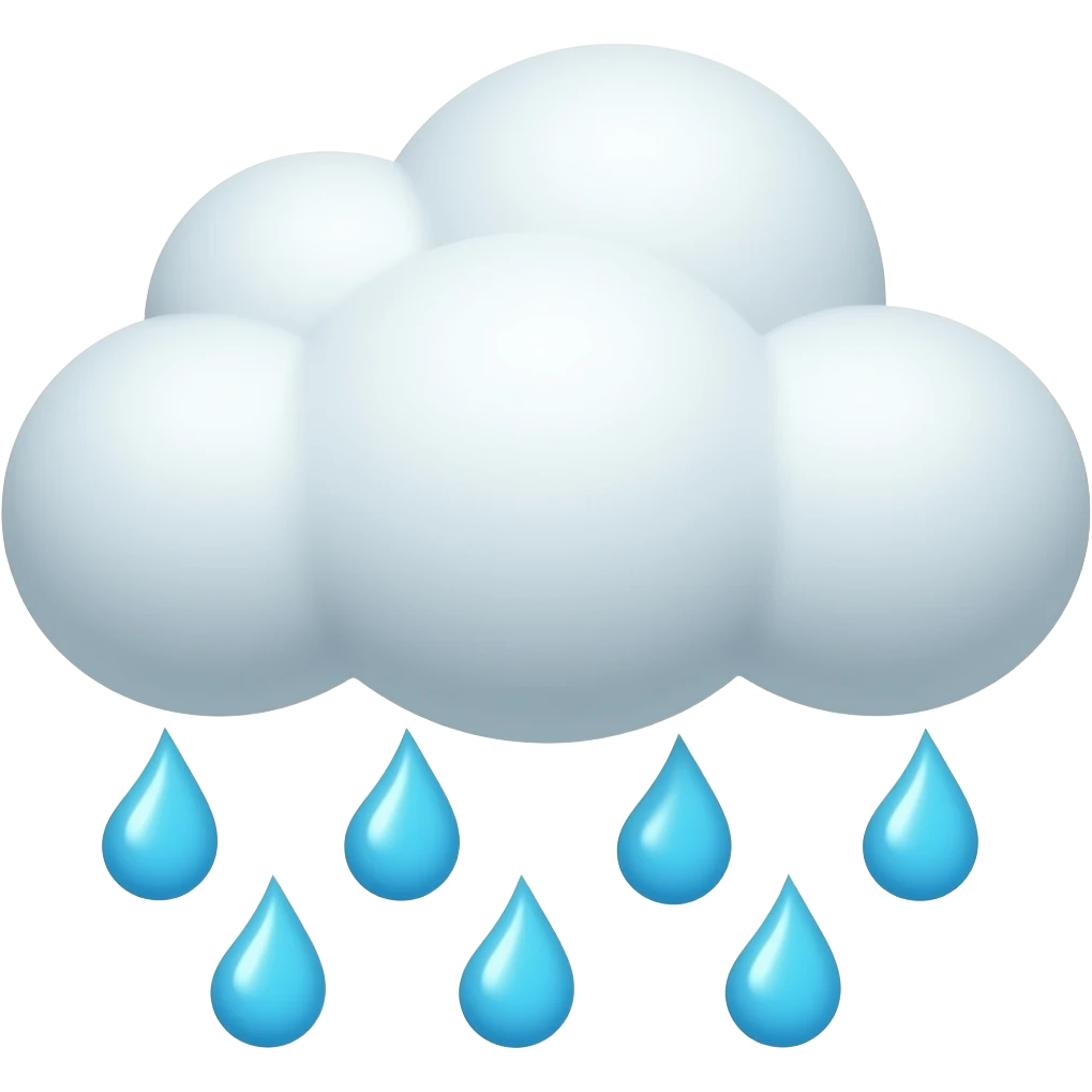 rain emoji