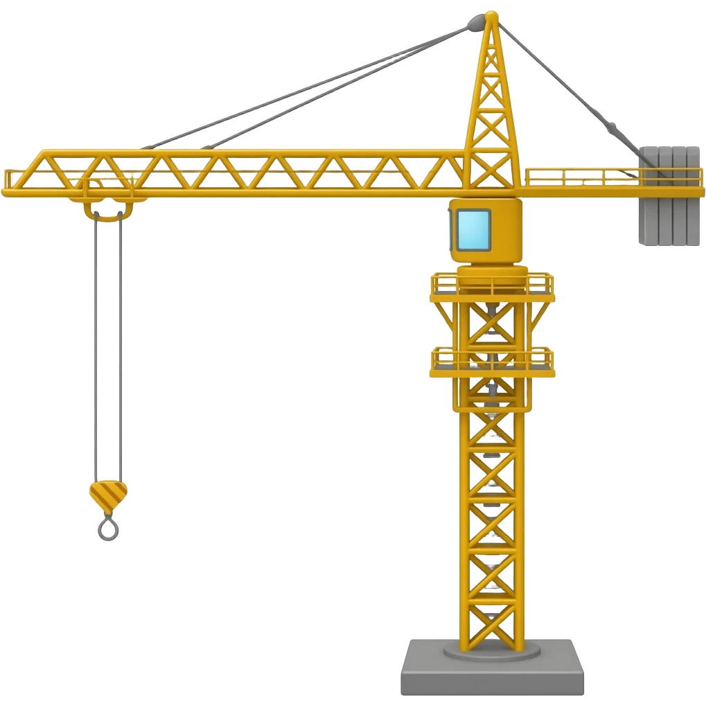 Tower crane emoji