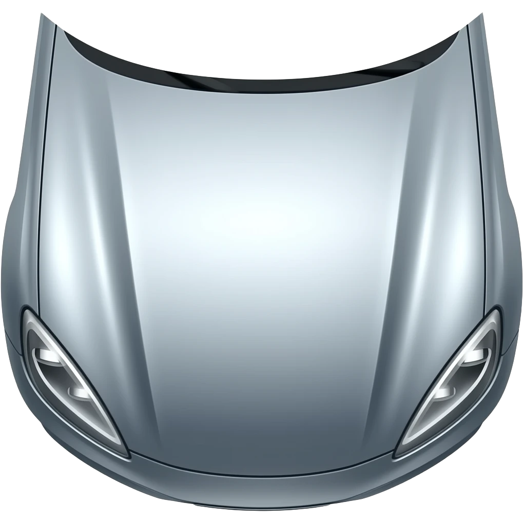 shiny car's hood emoji