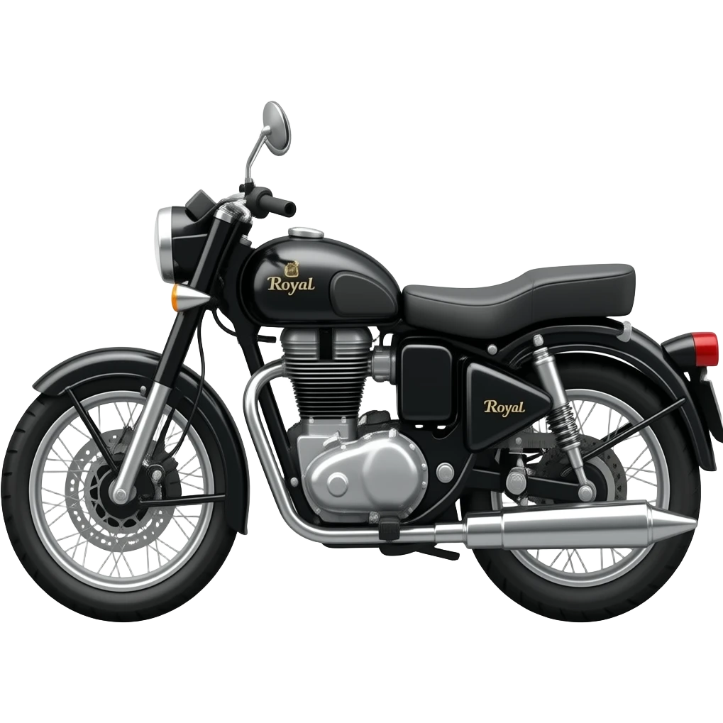 Black Royal Enfield emoji