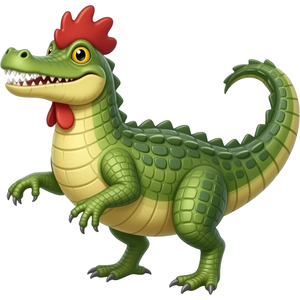 🐔🐊 hybrid emoji
