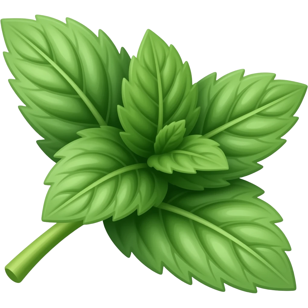 mint stick emoji