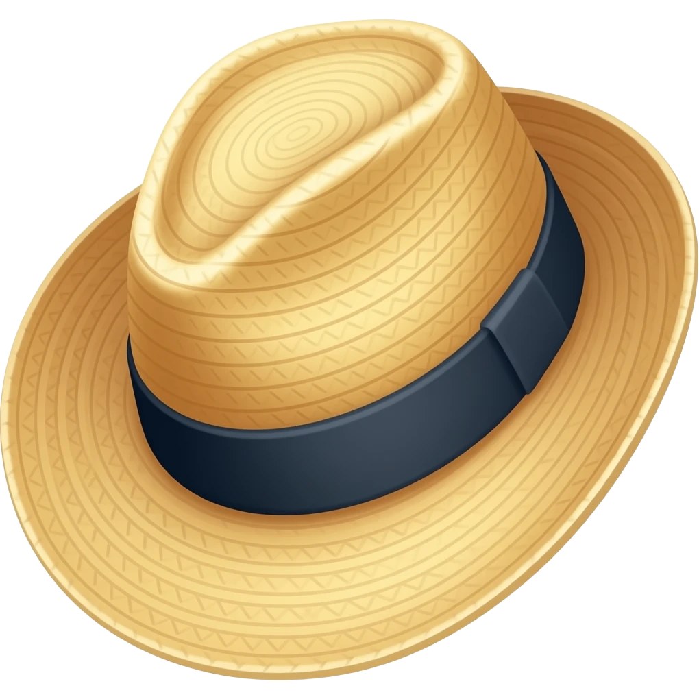 Chapeau de paille luffy sans luffy emoji