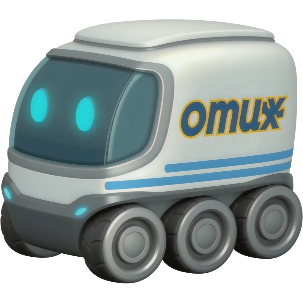 Delivery robot emoji