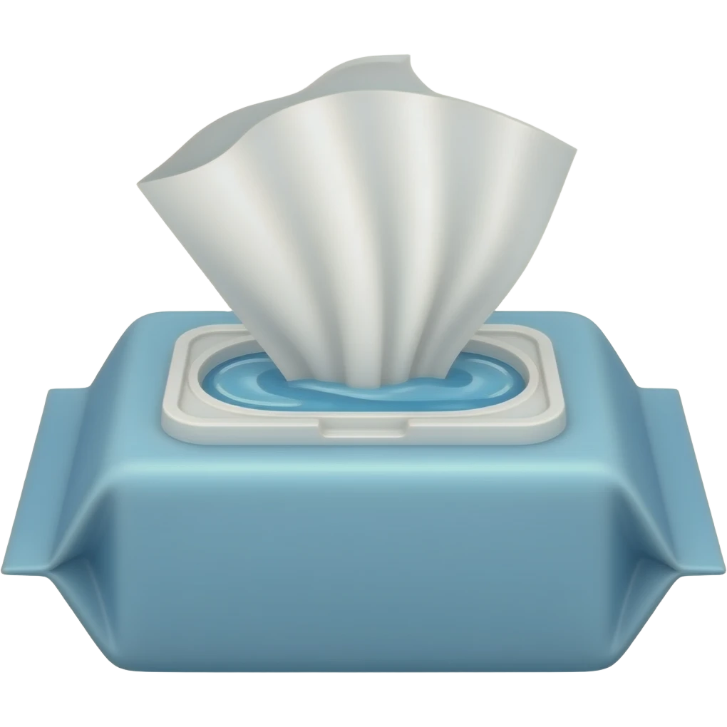 wet wipes emoji