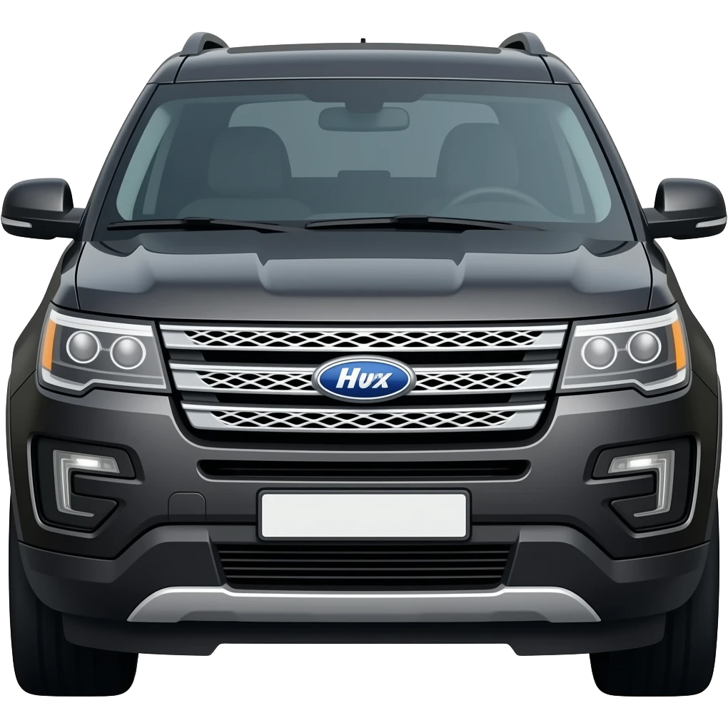 Black Ford Explorer emoji